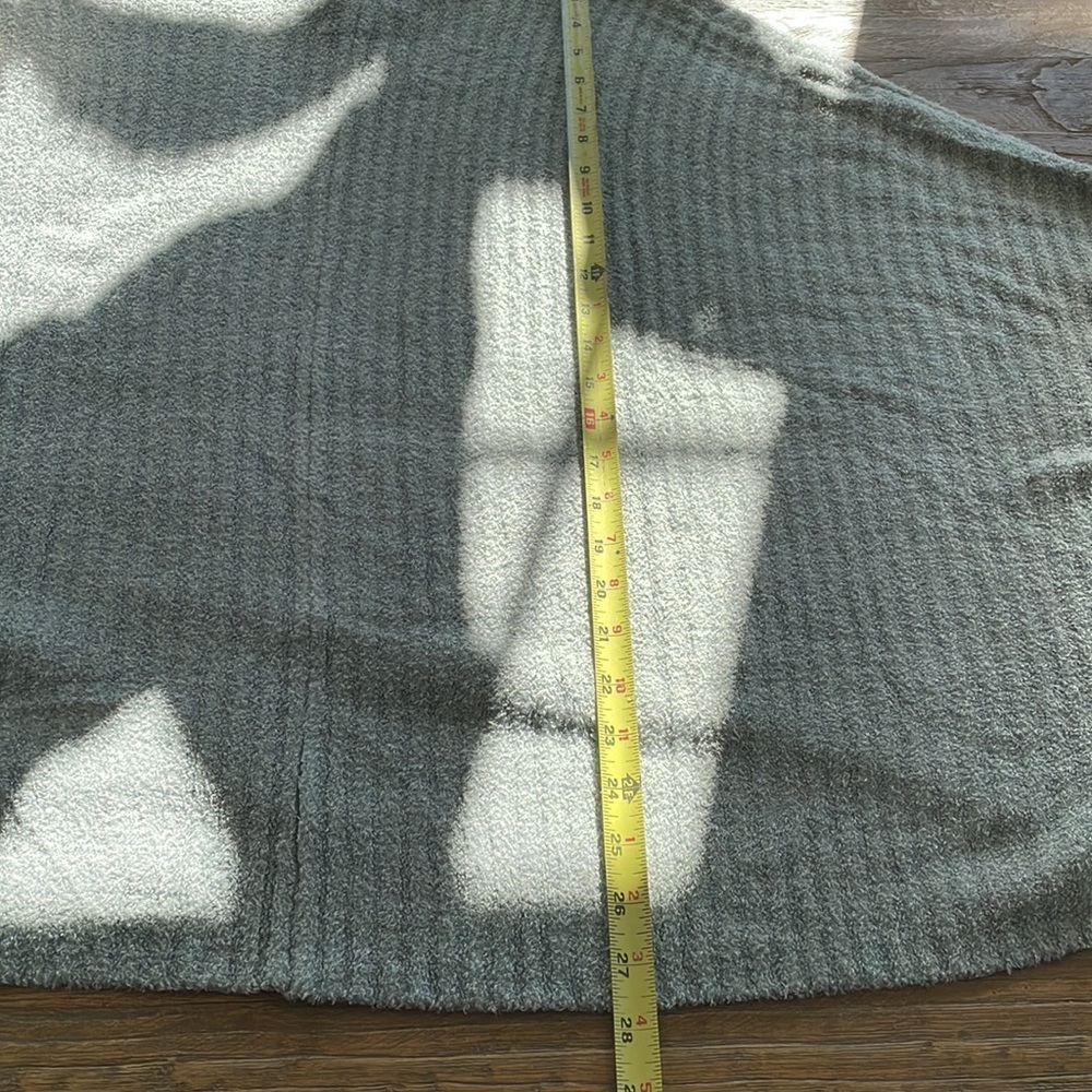 Barefoot Dreams Cozichic Ribbed Shrug Cardi Meadow Green NWT - Picture 10 of 11